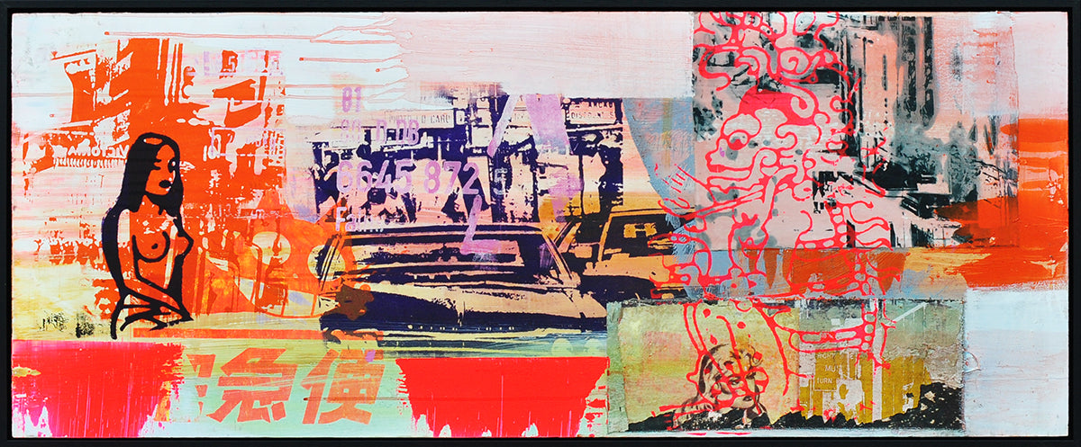 George Heidweiller — Spectrum of the City, origineel op paneel