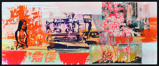 George Heidweiller — Spectrum of the City, origineel op paneel
