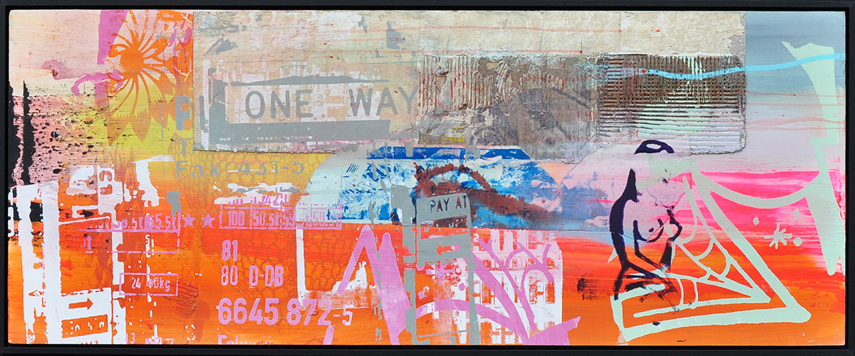 George Heidweiller — Urban Splendor, origineel op paneel