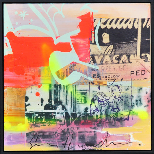George Heidweiller — Urban Odyssey, origineel op paneel