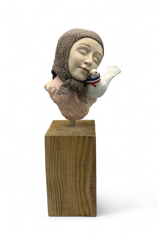 Helene van der Meer — Vredesduif 2, keramiek