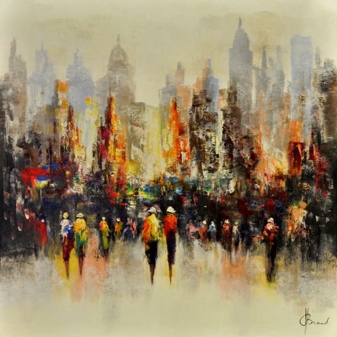 Henry Brand — Uitstapje I, olieverf op linnen
