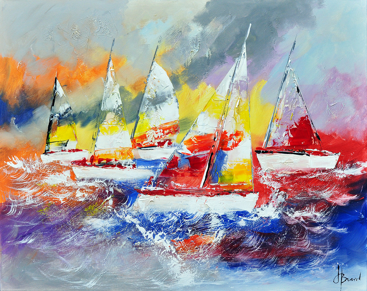 Henry Brand — Zeeën van Tijd, olieverf op linnen