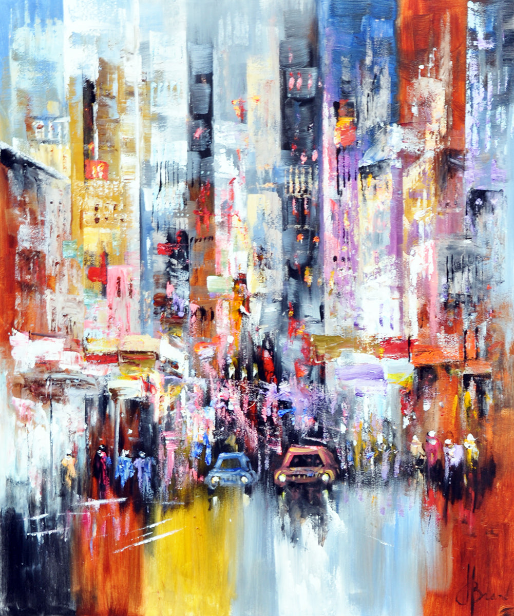 Henry Brand — The City's Sound, olieverf op linnen