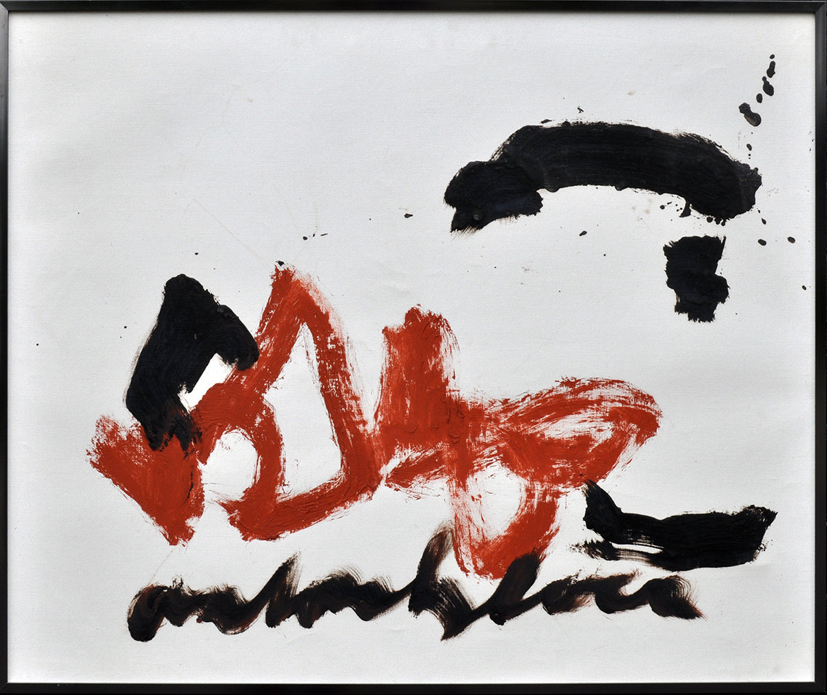 Anton Heyboer — Abstract, olieverf op linnen