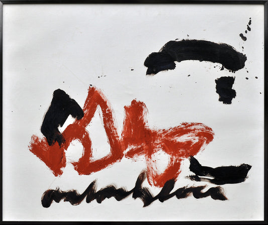 Anton Heyboer — Abstract, olieverf op linnen