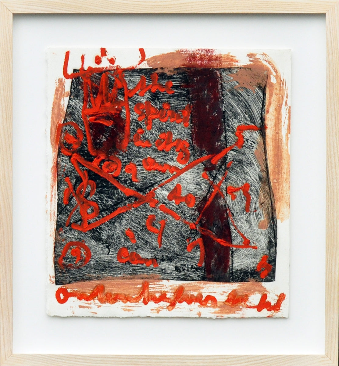 Anton Heyboer — The spirit, gemengde techniek