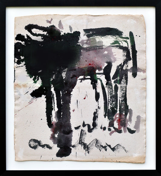 Anton Heyboer — Zwarte hond, origineel
