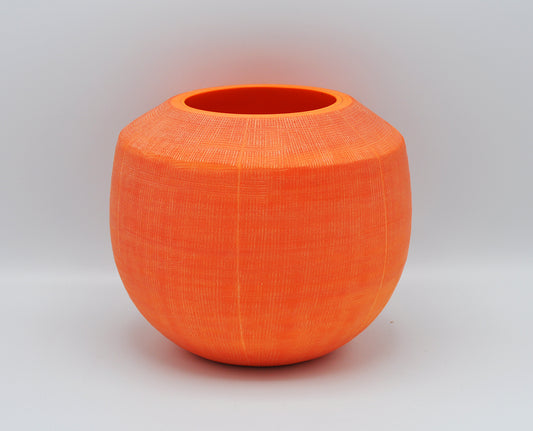 O4HOME — Vaas met uitsnede, feloranje, glas
