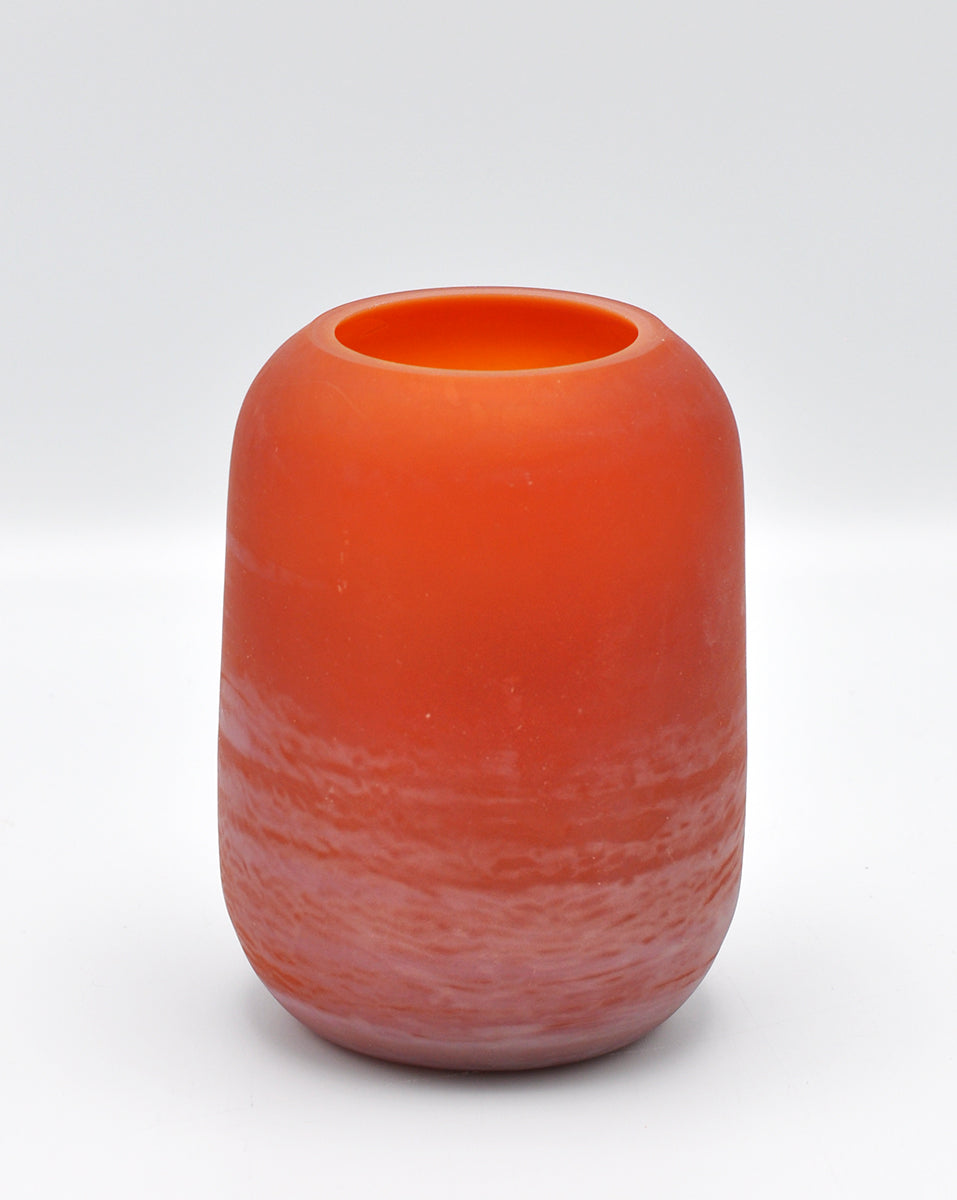 O4HOME — Vaas, melkachtig koper mat (S), glas