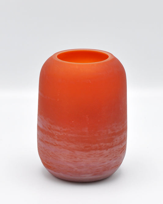 O4HOME — Vaas, melkachtig koper mat (S), glas