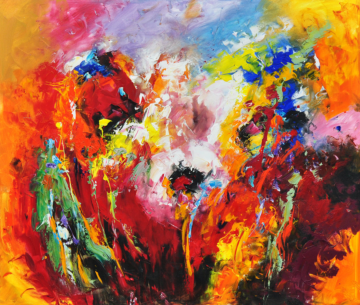 Kamiel Decoster — Interlude, olieverf op linnen