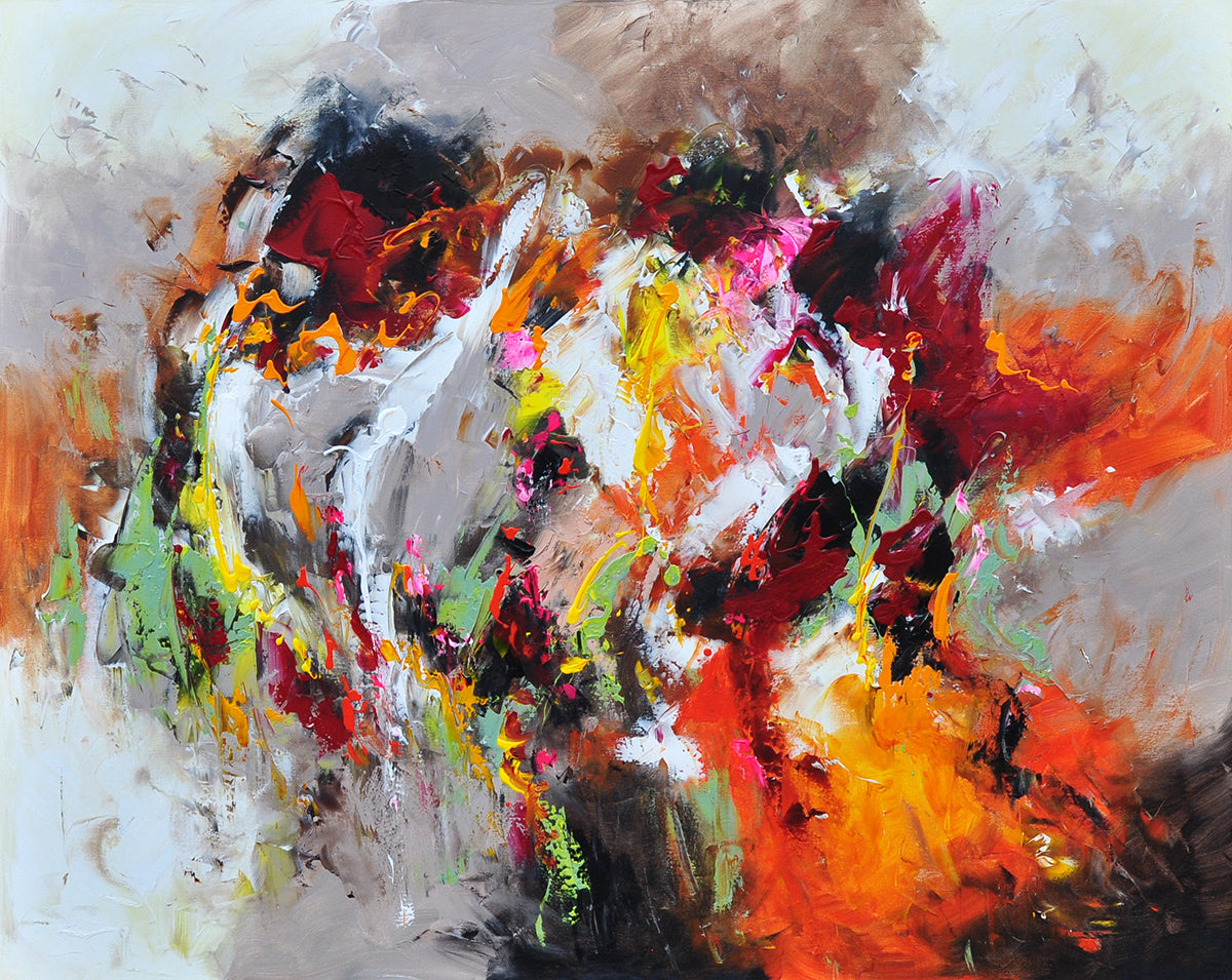 Kamiel Decoster — Resonance, olieverf op linnen
