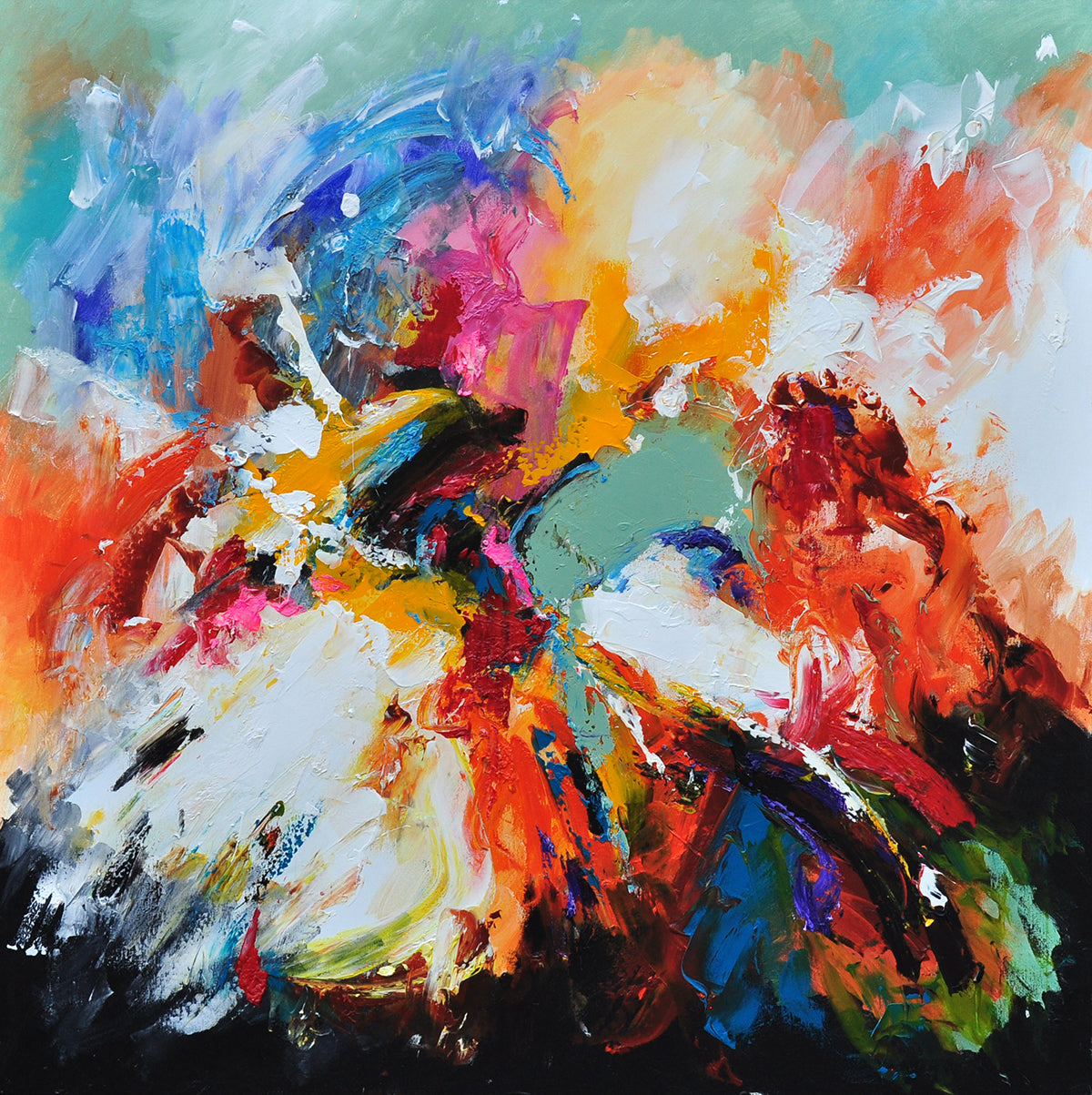 Kamiel Decoster — Playful, olieverf op linnen