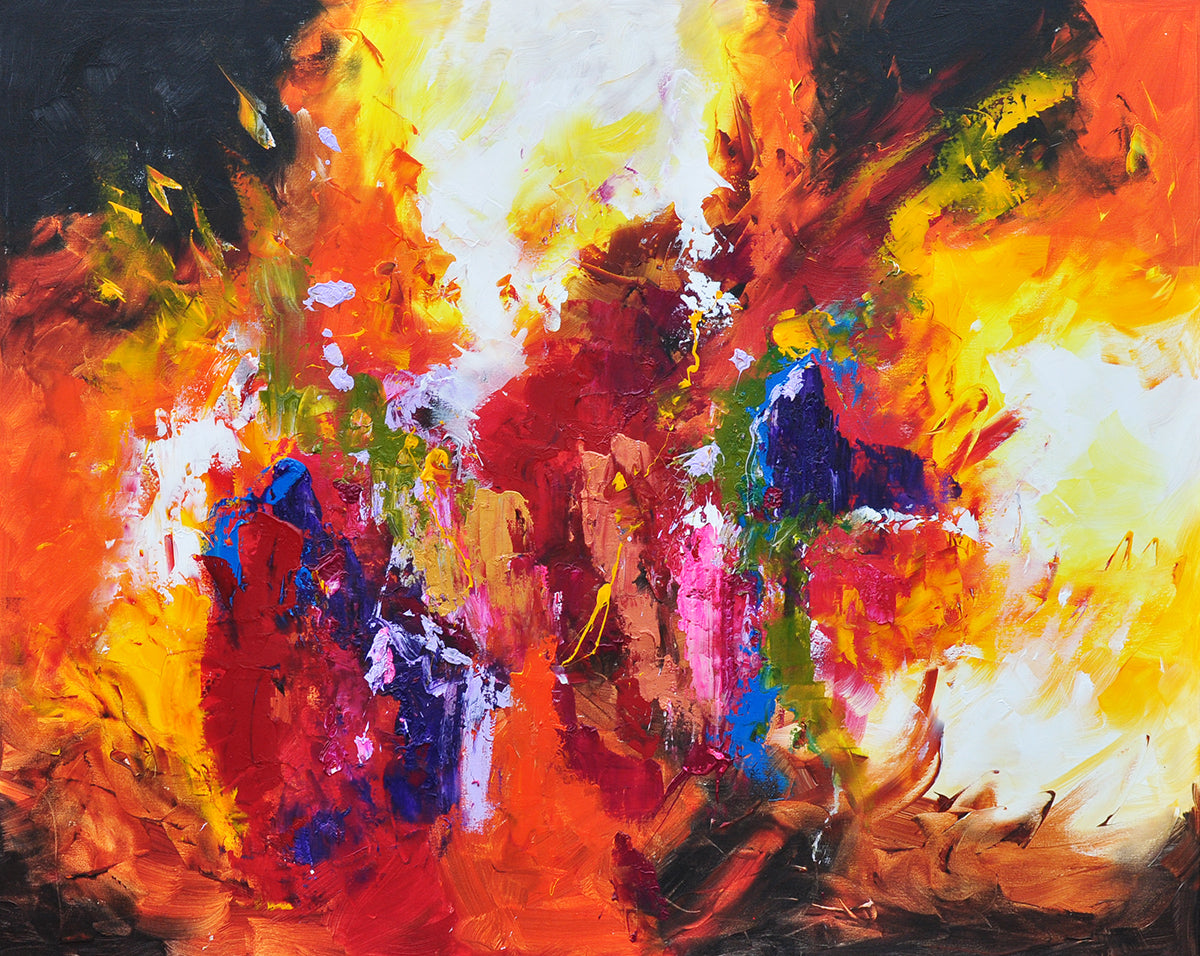 Kamiel Decoster — Spectrum, olieverf op linnen