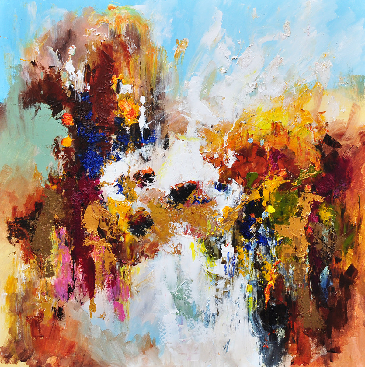 Kamiel Decoster — Opulence, olieverf op linnen