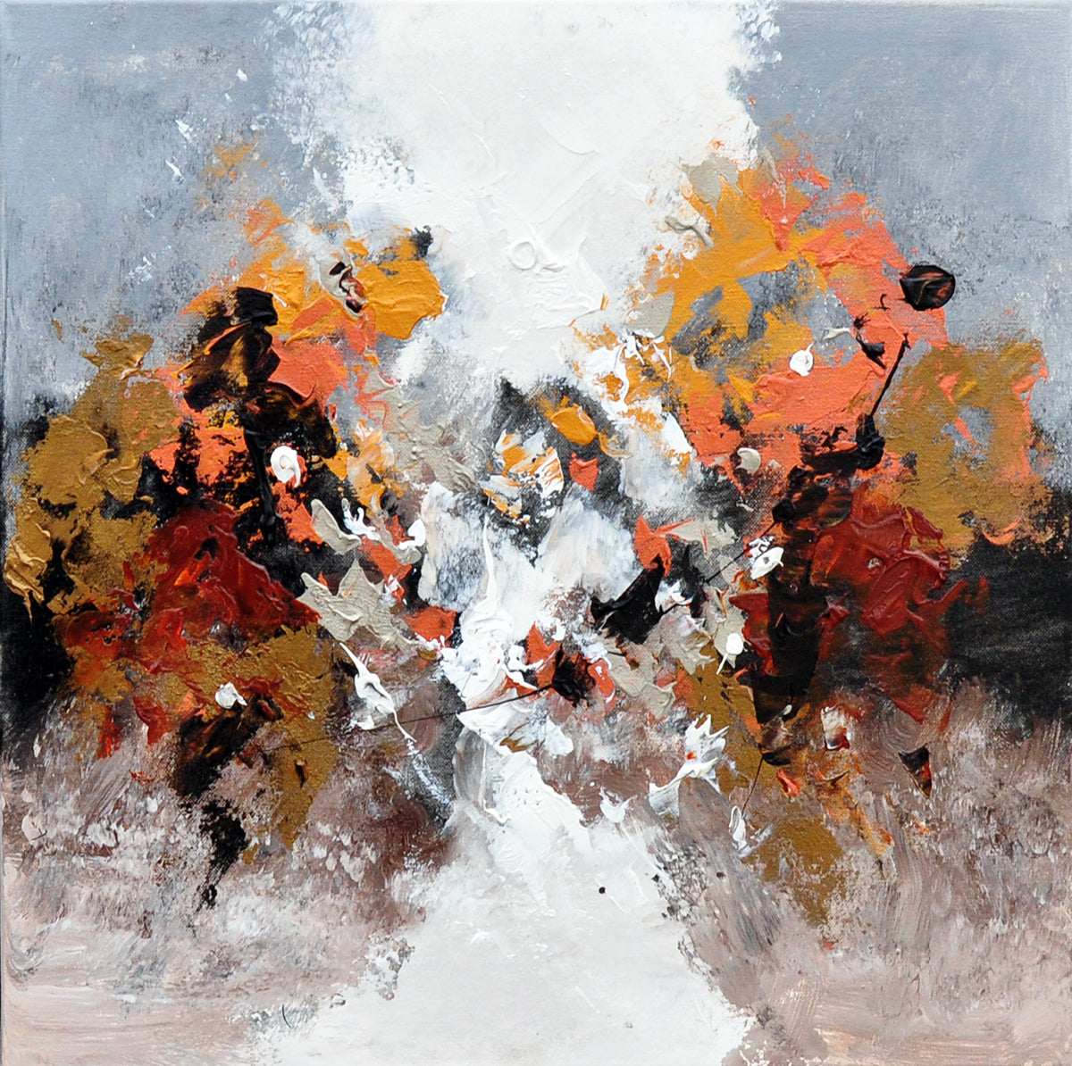 Kamiel Decoster — Embrace, olieverf op linnen