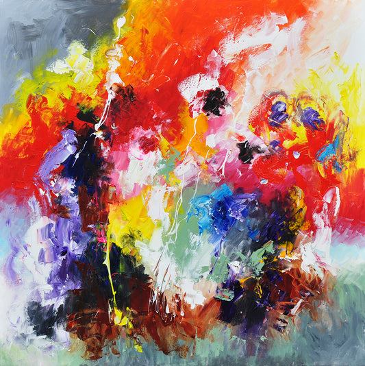 Kamiel Decoster — Secrets of the Aurora, olieverf op linnen