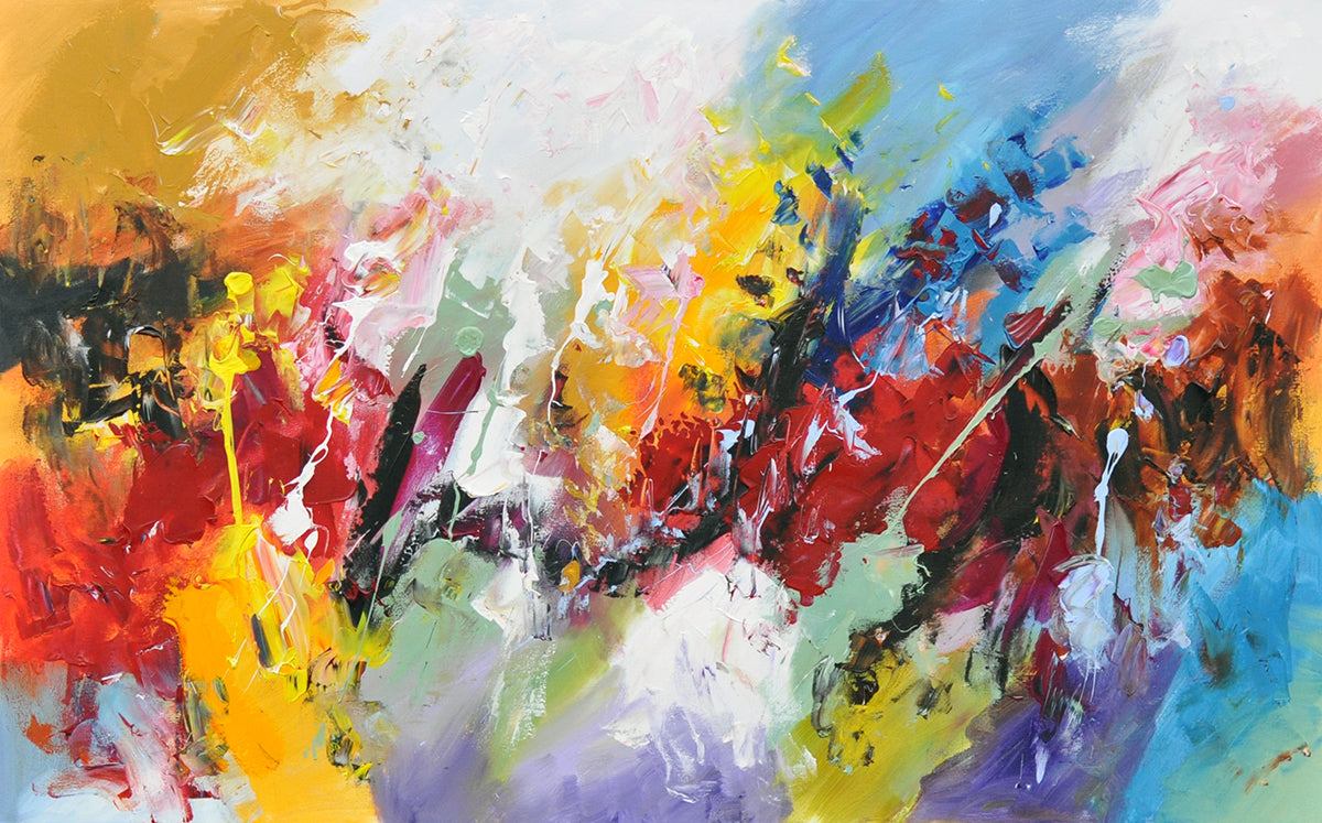 Kamiel Decoster — Spectral Motion, olieverf op linnen