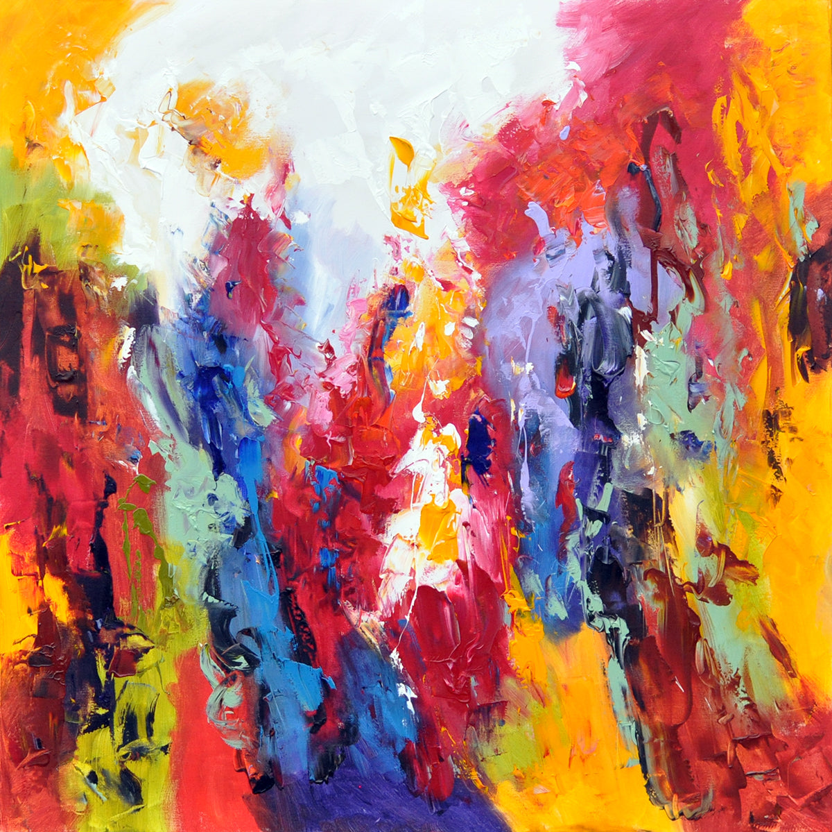 Kamiel Decoster — Glowing Mirage, olieverf op linnen