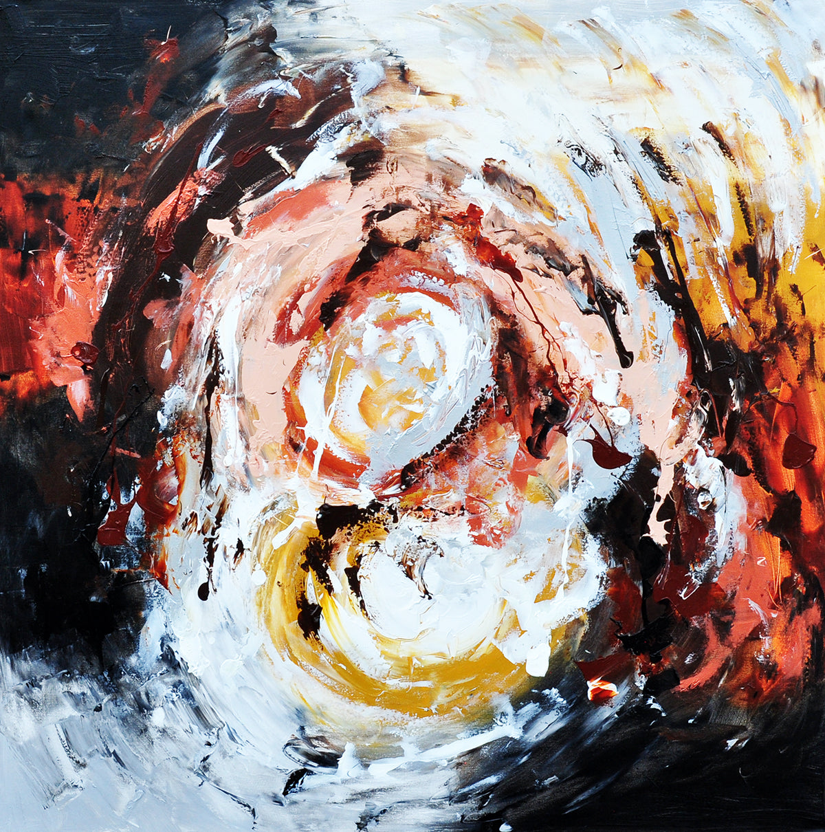 Kamiel Decoster — Verloren in Pigment, olieverf op linnen