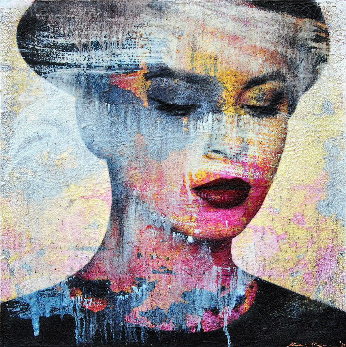 Karin Vermeer — Urban Geisha, mixed media