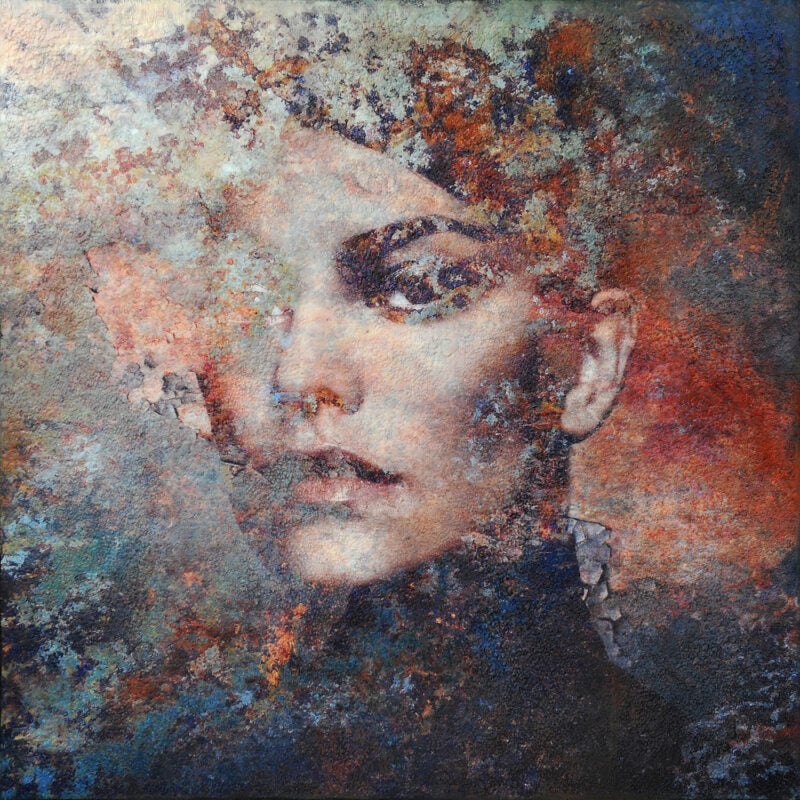 Karin Vermeer — Mahogany, mixed-media