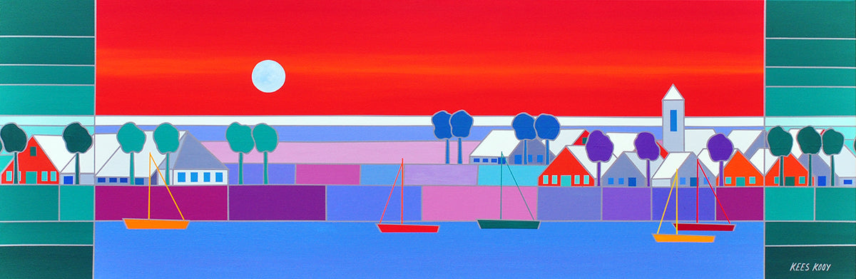 Kees Kooij — Wonderland, acryl op linnen