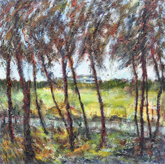 John Konijn — Hotel Night, olieverf op linnen