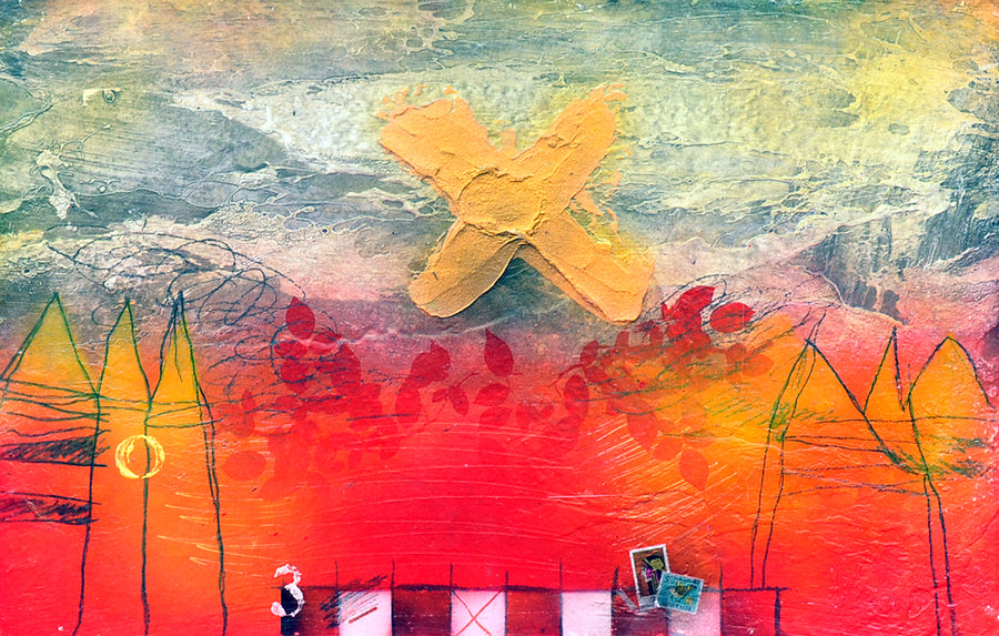 Theo Koster — Traces 2 (op alu frame)