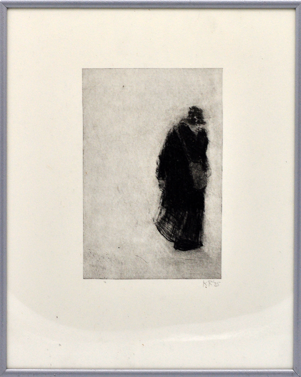Krin Rinsema — Mysterieus, droge naald ets