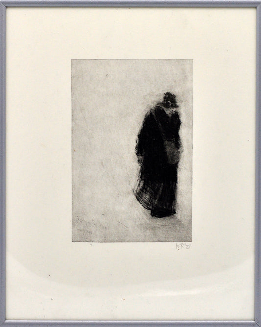 Krin Rinsema — Mysterieus, droge naald ets