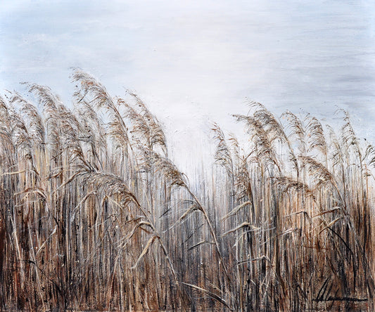 Annabelle Lanfermeijer — Lijnen in het riet, gemengde techniek