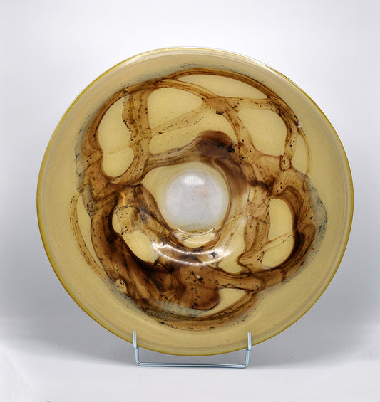Loranto — Dune, schaal beige-bruin, glas