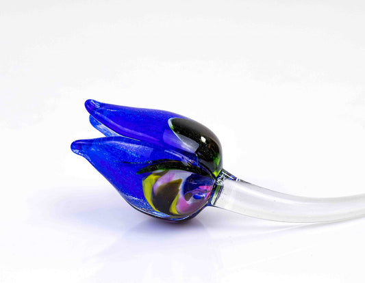 Loranto — Tulp, multicolor blauw, glas