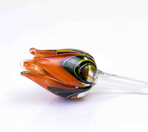 Loranto — Tulp, multicolor-oranje, glas