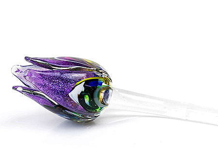 Loranto — Tulp, multicolor-paars, glas