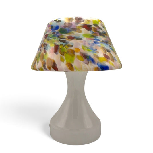 Loranto — Murrina, mushroom lamp, groot, glas