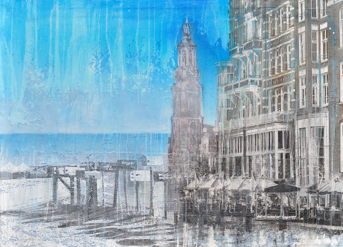 Marq — In the morning, mixed media