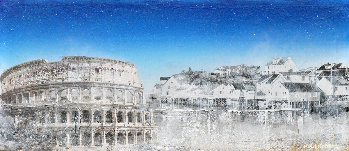 Marq — Norway's Colosseum, mixed media