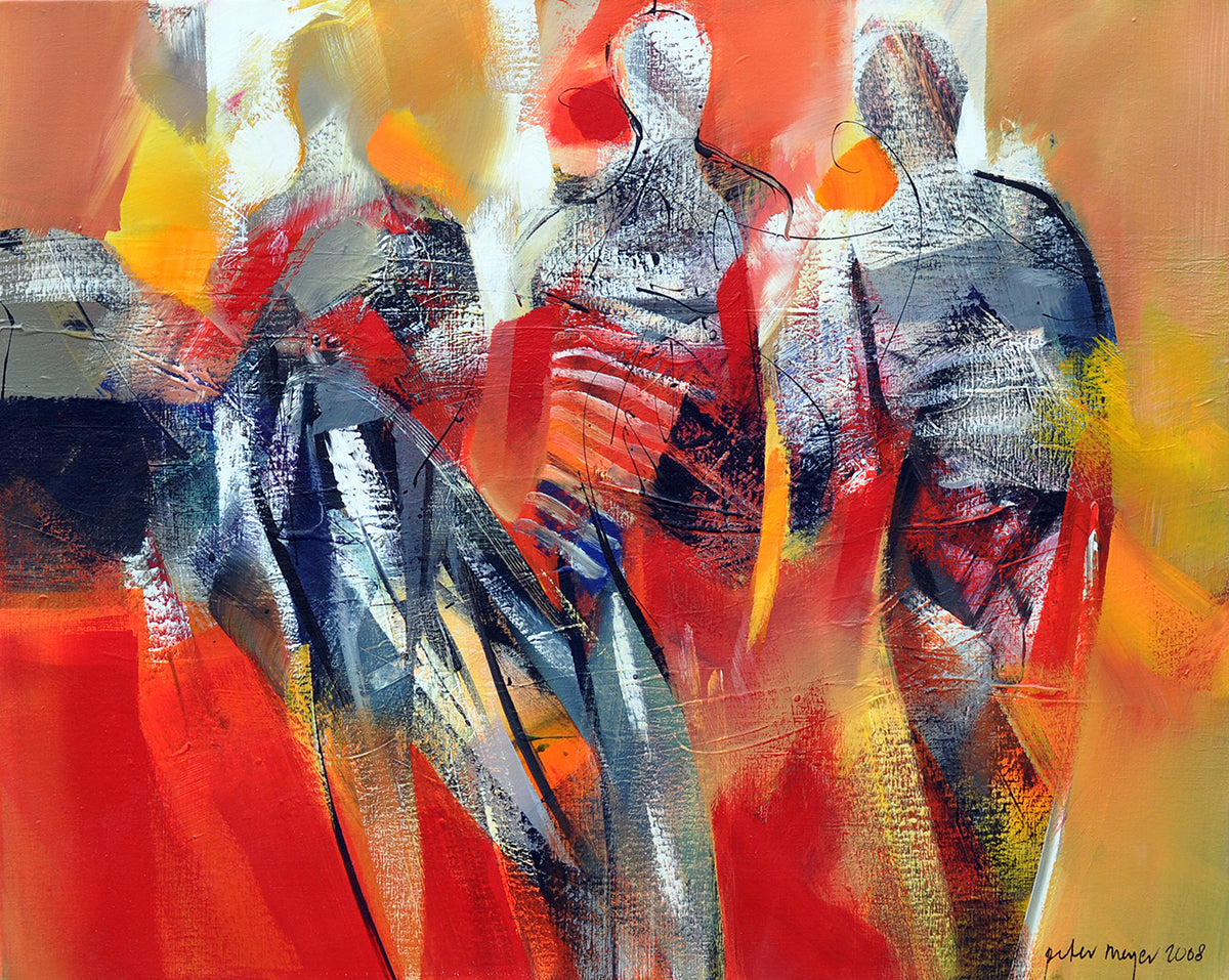 Peter Meijer — Een nieuw seizoen, acryl op linnen