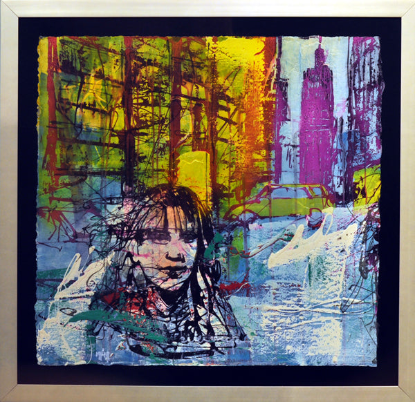 Peter Meijer — Woman in NYC, zeefdruk