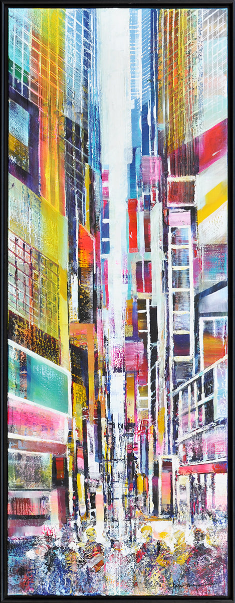 Peter Meijer — New York City of Light, acryl op linnen