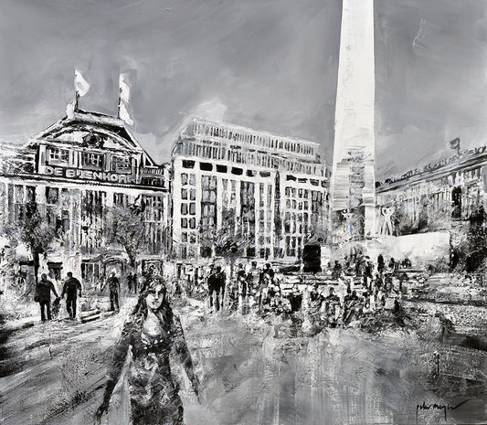 Peter Meijer — Amsterdam, acryl op linnen