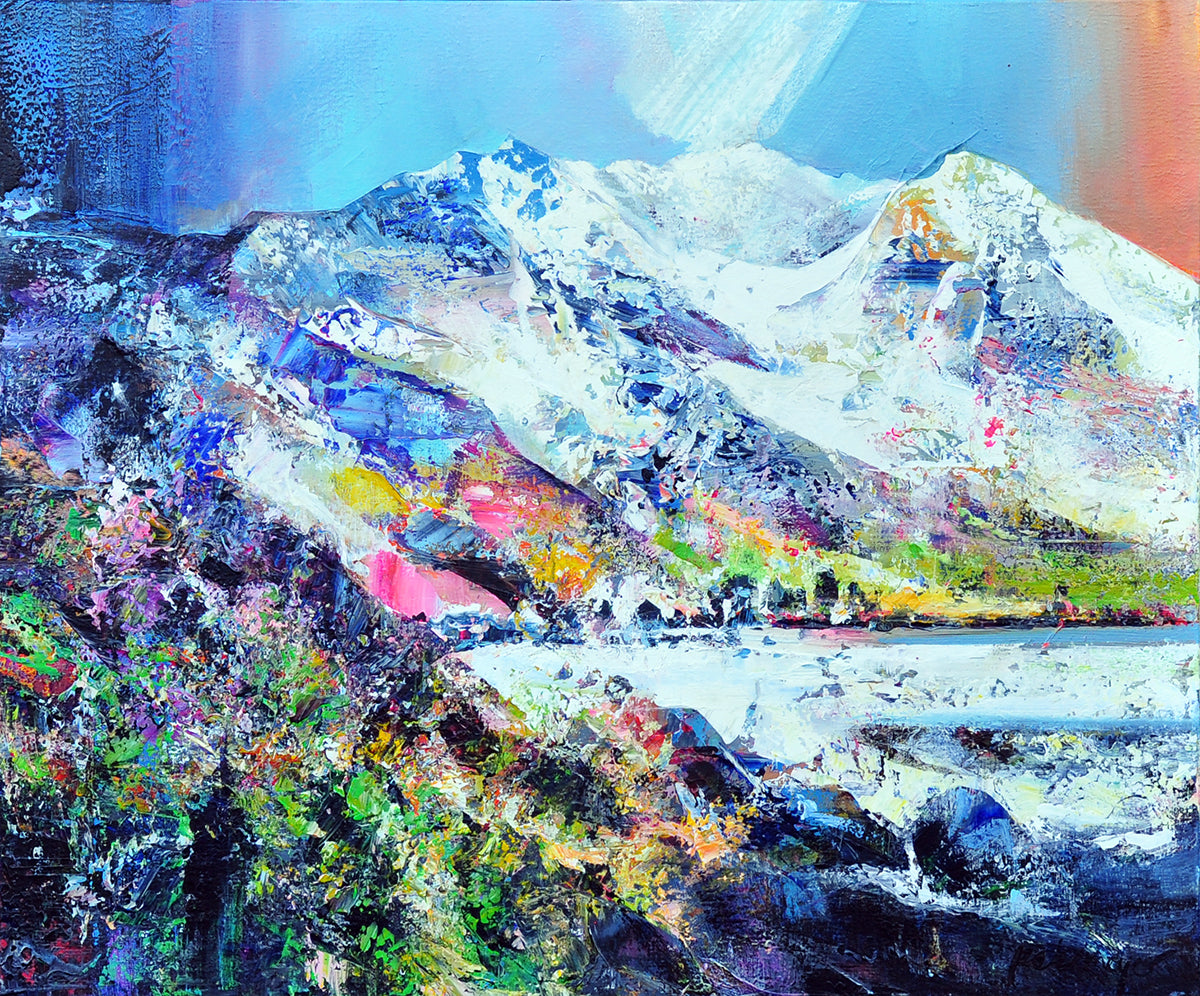Peter Meijer — Hardangervida, Norway, acryl op linnen