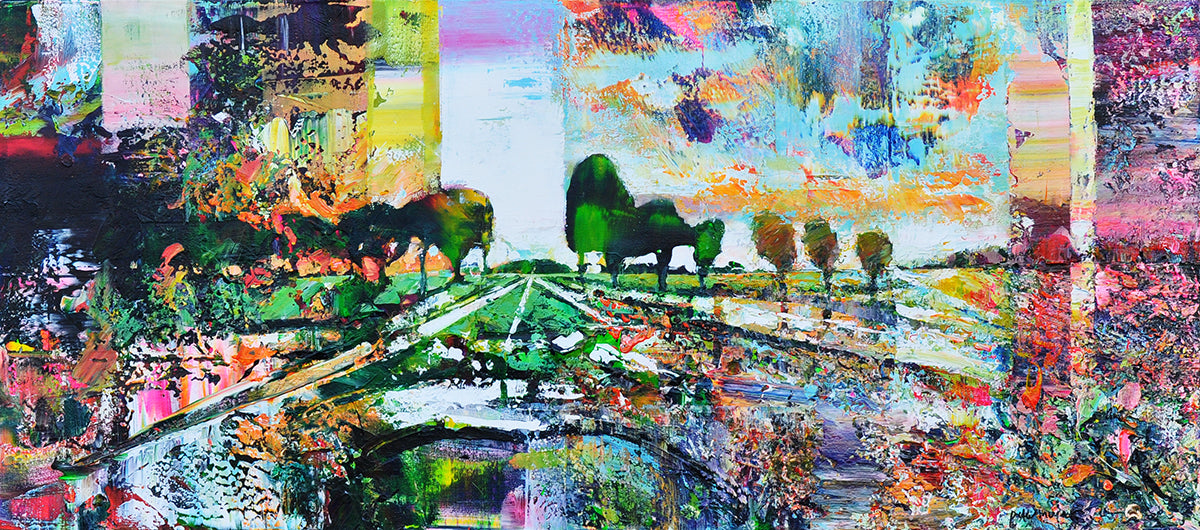 Peter Meijer — Fases of the Day, acryl op linnen