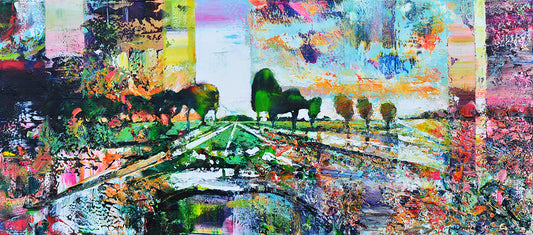 Peter Meijer — Fases of the Day, acryl op linnen