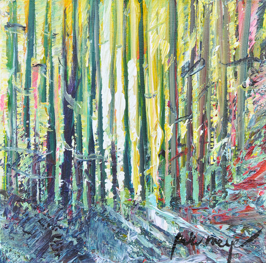 Peter Meijer — Groen licht, acryl op linnen