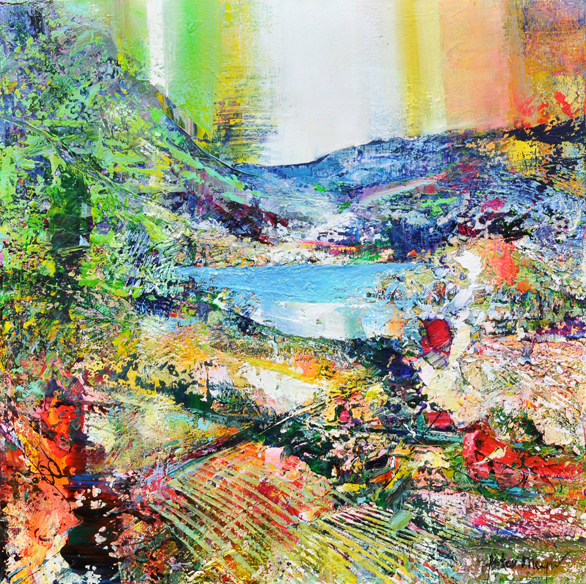 Peter Meijer — Hills of Aberfeldy, acryl op linnen
