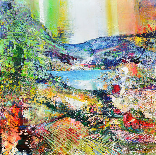 Peter Meijer — Hills of Aberfeldy, acryl op linnen